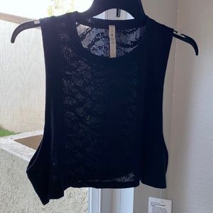 Lululemon All yours cropped tank top train